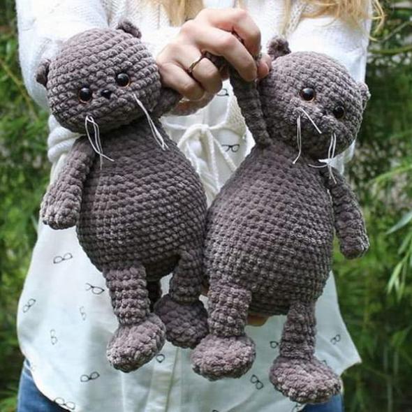 Кот Басик крючком