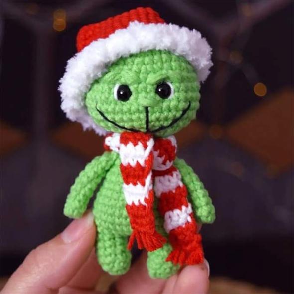 Вязаный Гринч крючком