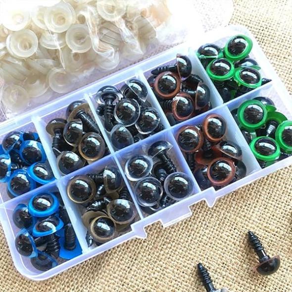 Купить цветные глазки на безопасном креплении