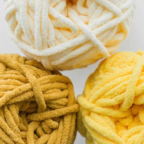 Купить плюшевую пряжу