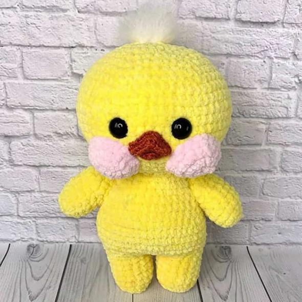 Амигуруми уточка Лалафанфан крючком