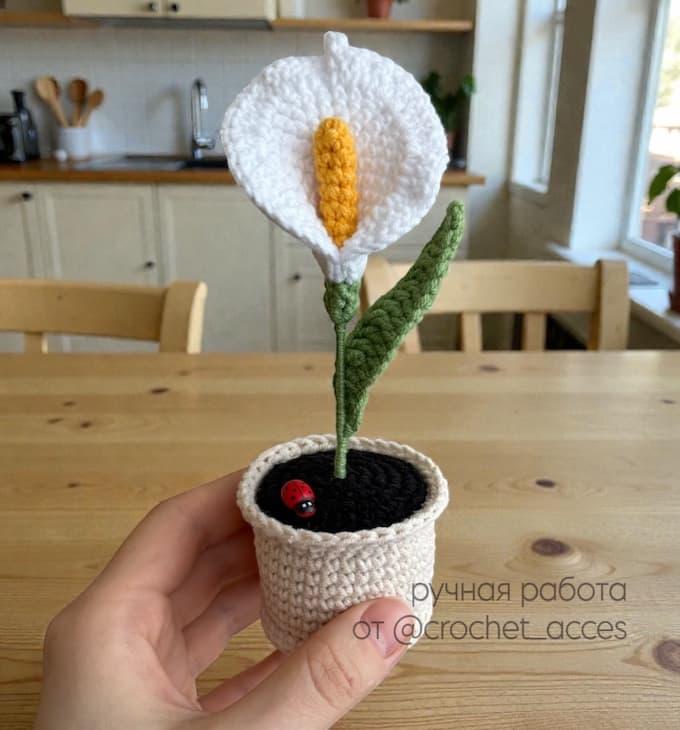 Амигуруми калла крючком