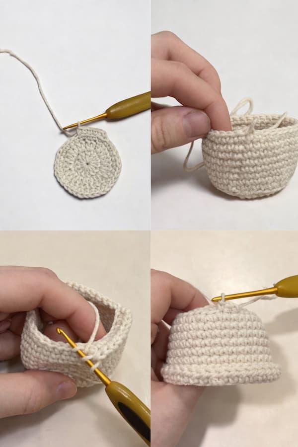 Амигуруми цветочный горшок крючком