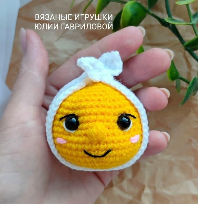Амигуруми колобок крючком