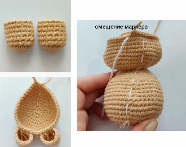 Амигуруми кот в наушниках крючком