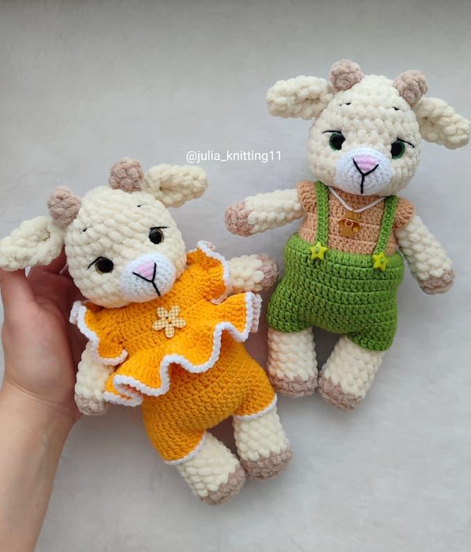 Амигуруми козлята крючком