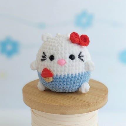Амигуруми Хэлооу Китти крючком