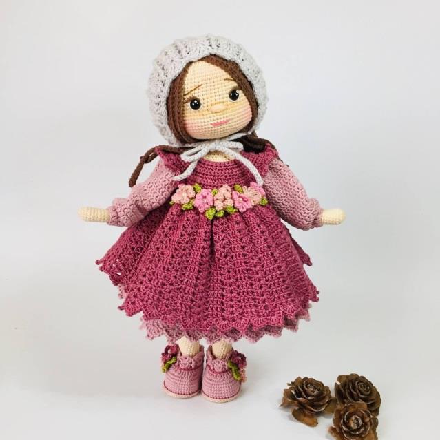 Амигуруми кукла Дафна крючком