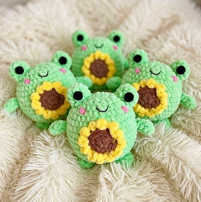 Амигуруми лягушонок Фрогги крючком