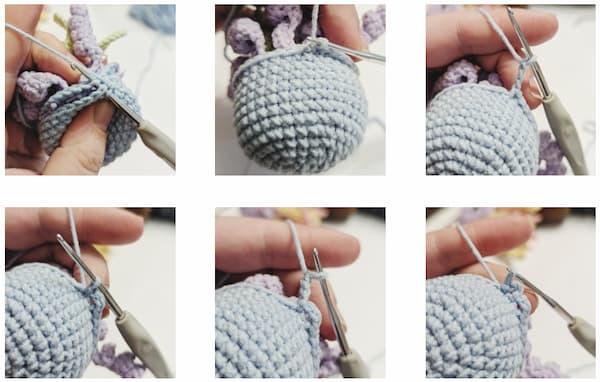 Амигуруми маленькие медузки крючком. Тело