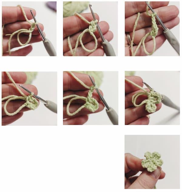 Амигуруми маленькие медузки крючком. Цветочек