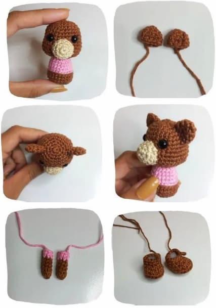 Амигуруми мишка Ники крючком. Голова, ушки, ручки, ножки Амигуруми мишка Ники крючком. Голова, ушки, ручки, ножки