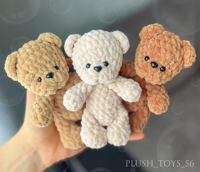 Амигуруми мини мишка крючком