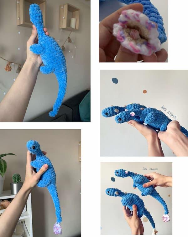 Амигуруми Малышка Несси крючком. Ход работы