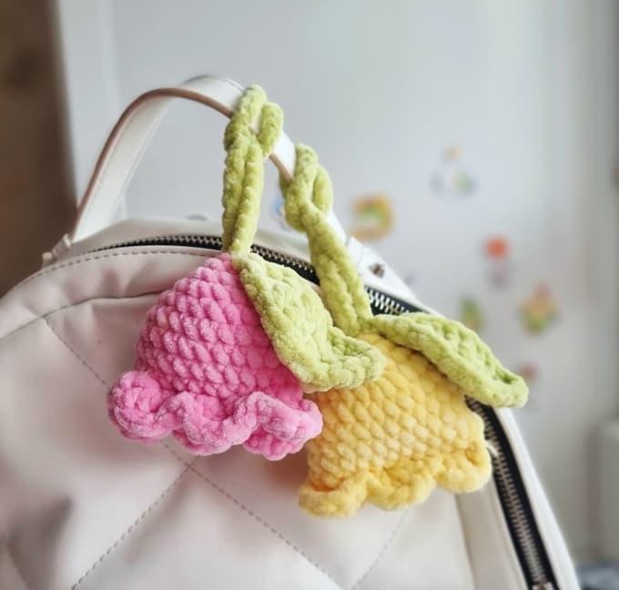 Амигуруми обвес Тюльпан крючком