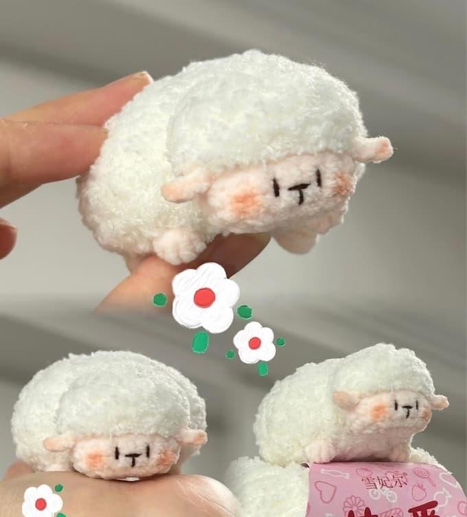Амигуруми милая овечка крючком