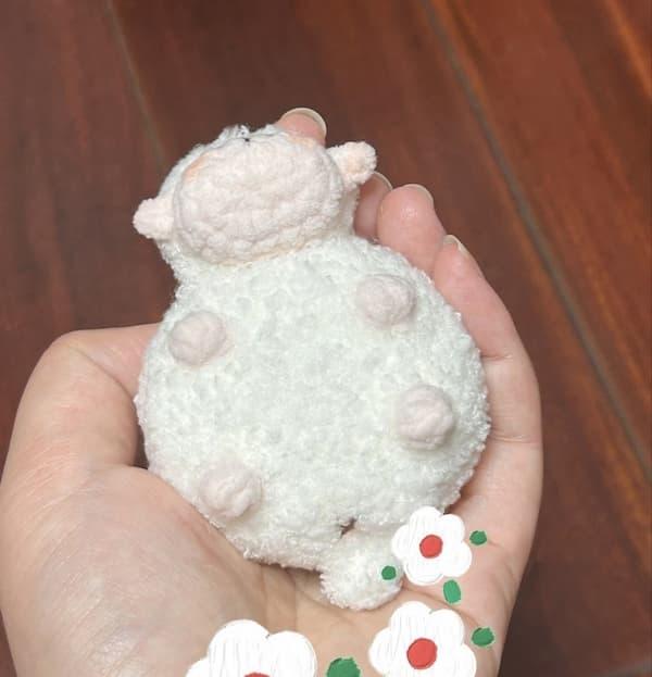 Амигуруми милая овечка крючком