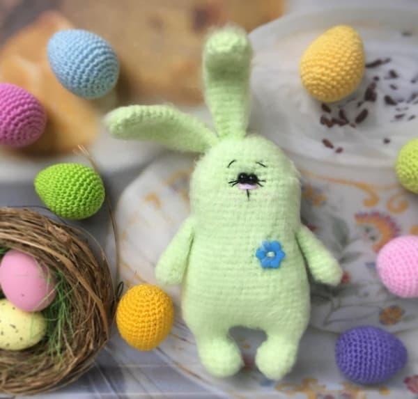 Амигуруми пасхальный кролик крючком