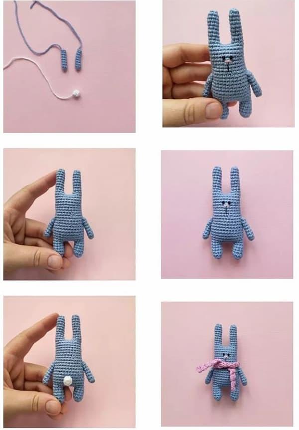 Амигуруми зайчик Пиксель крючком. Оформление Амигуруми зайчик Пиксель крючком. Оформление