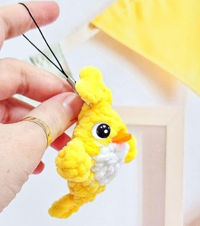 Амигуруми Птица Счастья крючком
