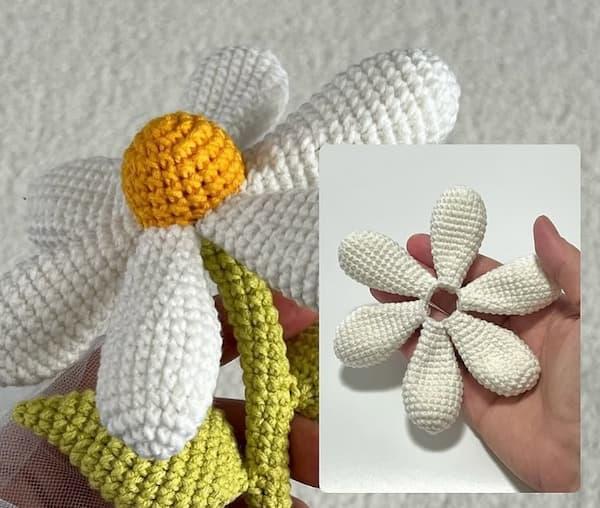 Амигуруми Ромашка крючком. Сборка игрушки