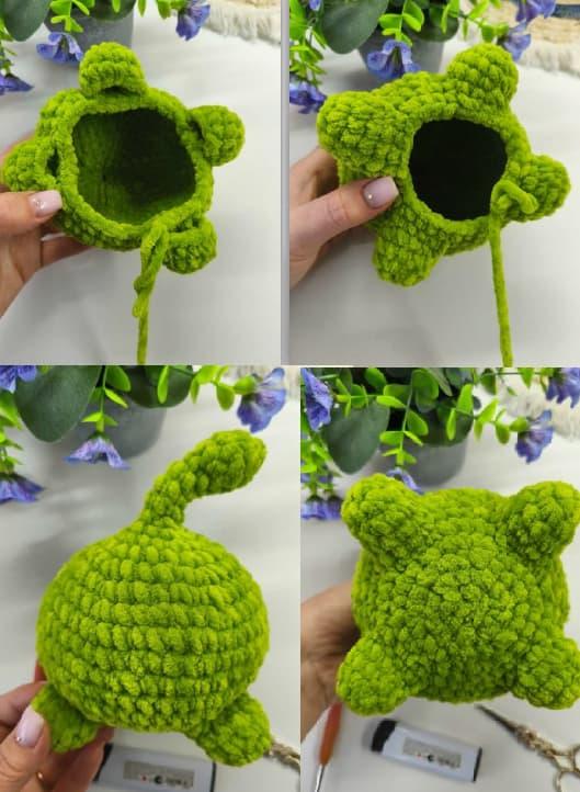 Амигуруми Семья Ам Нямов крючком. Туловище