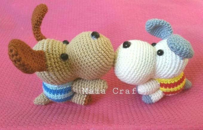 Амигуруми собачки крючком