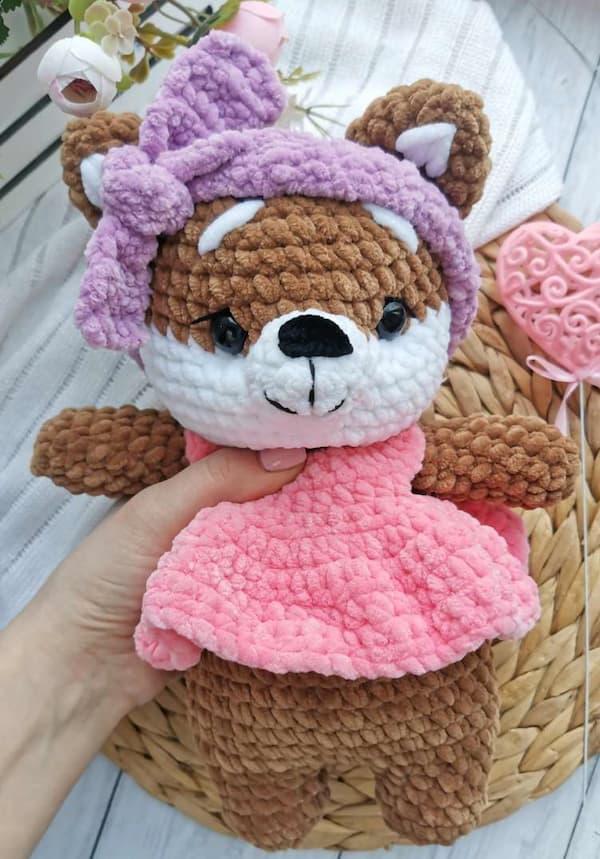 Амигуруми Сиба-Ину крючком