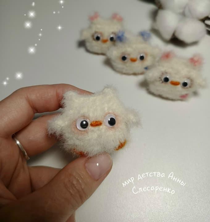Crochet amigurumi mini owl Crochet amigurumi mini owl