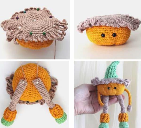 Амигуруми тыковка крючком. Сборка игрушки