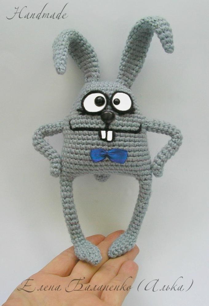 Амигуруми Заяц Бо крючком